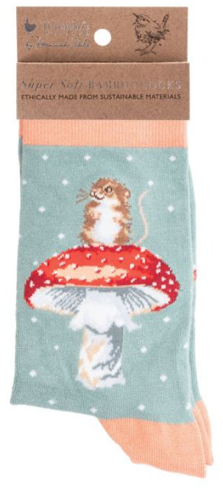 Women's Socks - Mouse - He's a Fungi