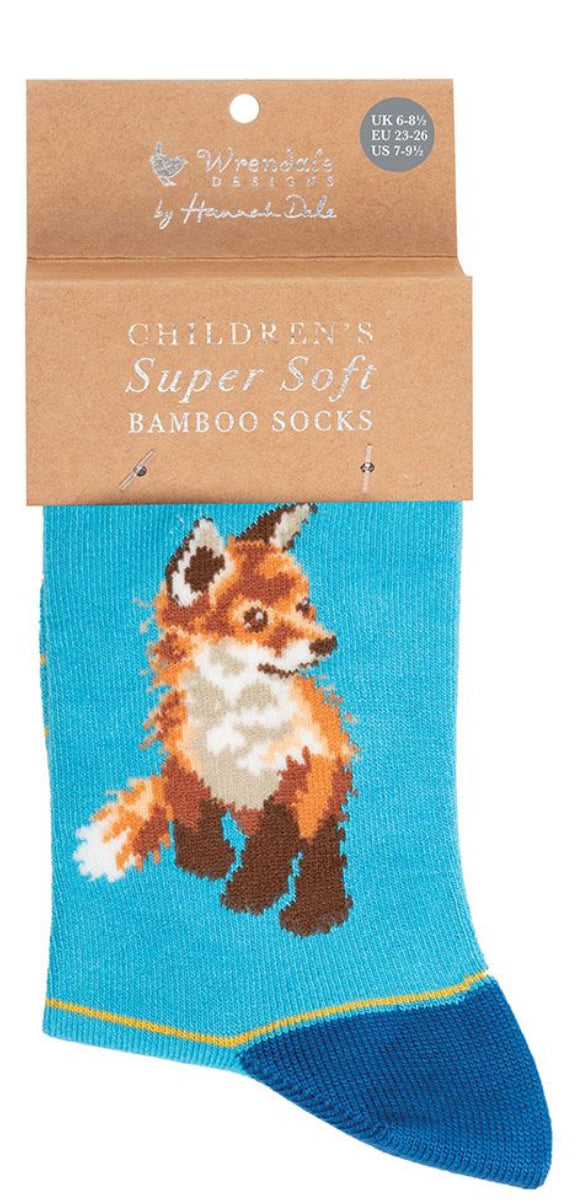 Children's Socks - Fox - Born to be Wild - 23-26
