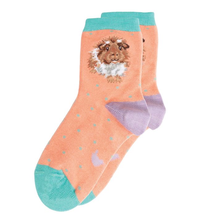 Children's Socks - Guinea pig - Grinny Pig - 23-26