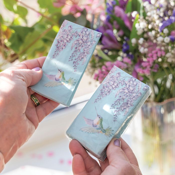 Papír zsebkendő – Wisteria Wishes – Kolibri