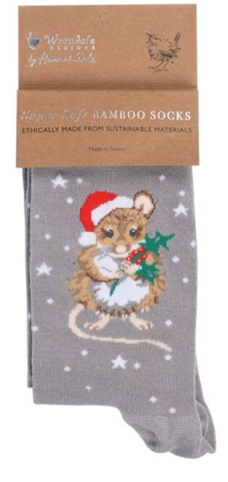 Women's Socks - Mouse - Christmouse
