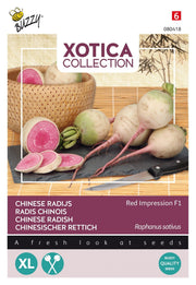 Radis Chinois - Impression Rouge F1 - 50 Graines