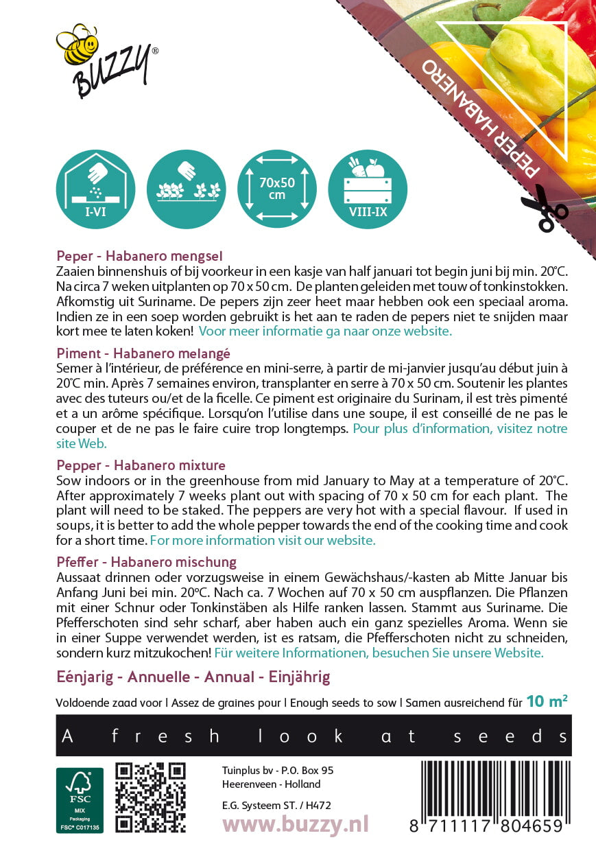 Pepper - Habanero Mix - 0,5g