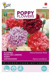 Fleurs de Coquelicot - Fleurs de Pivoine - 1g