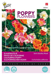 Pavot de Californie - Semi Double Mélangé - 1g