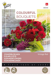 Fleurs d'été - Rouge vintage - 5g