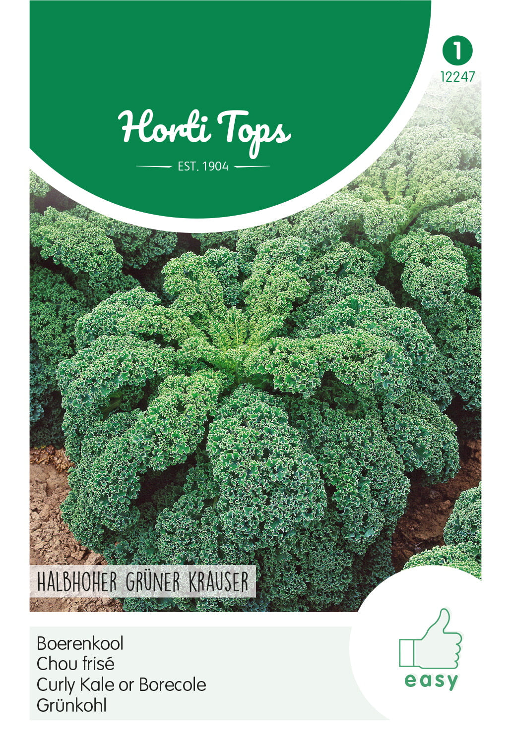 Curly Kale - Grüner Krauser - 3g