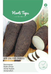 Radis d'hiver - Noir Long Poids D'Horloge - 10g