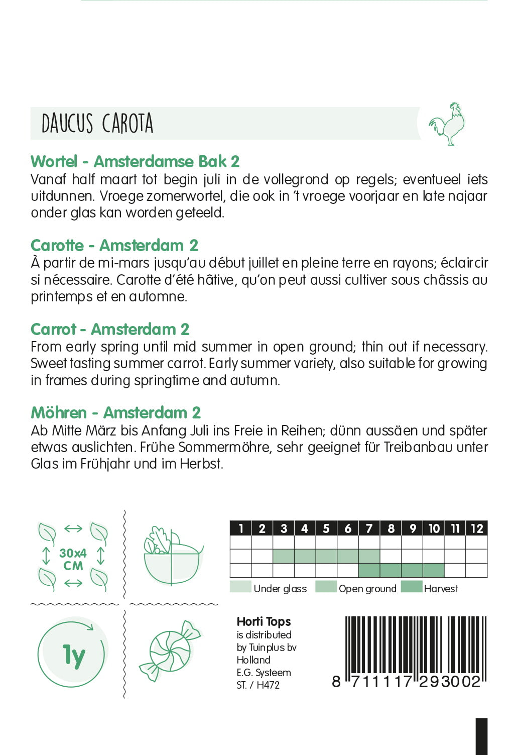 Carrot - Amsterdamse Bak 2 - 5g