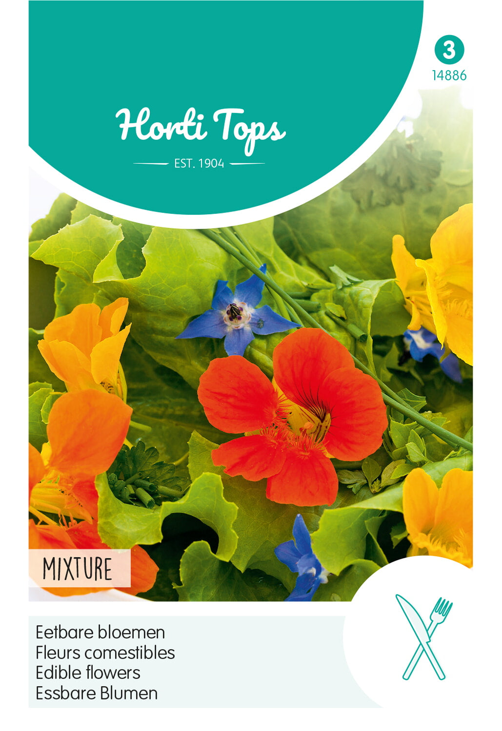 Fleurs comestibles - Mélange - 5g