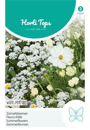 Fleurs d'été - Mélange de nuances blanches - 2g