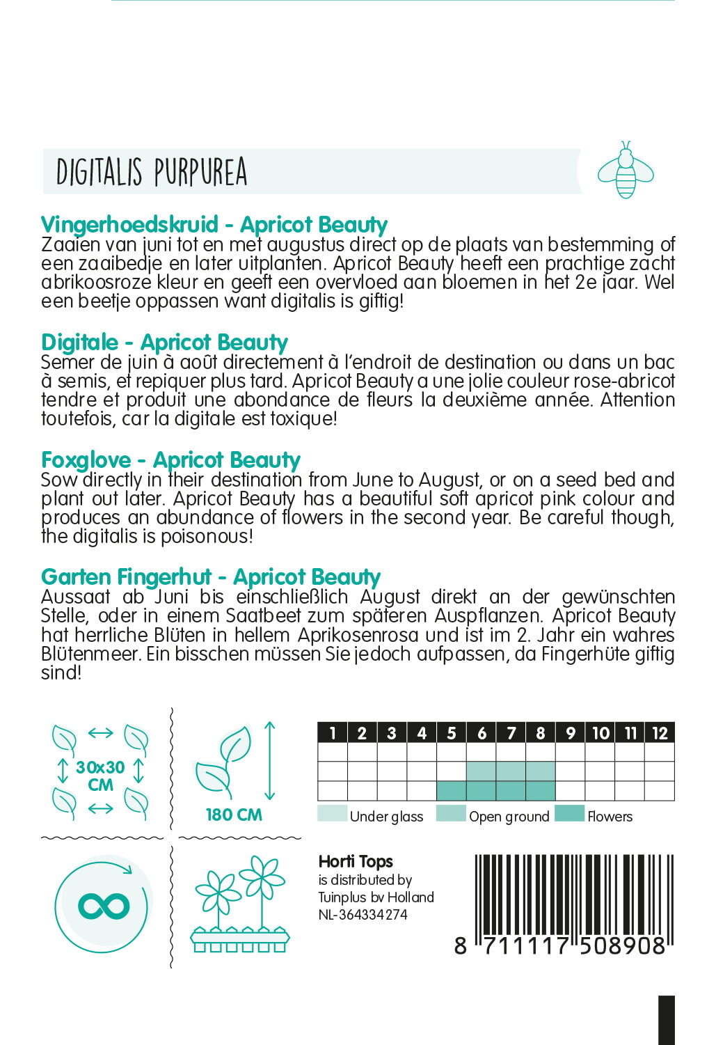Digitalis - Beauté Abricot - 0,5g
