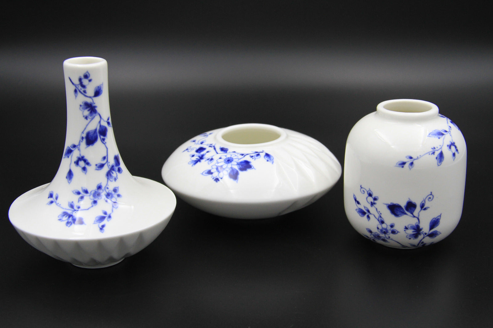Blauw Vouw Vase 2-2