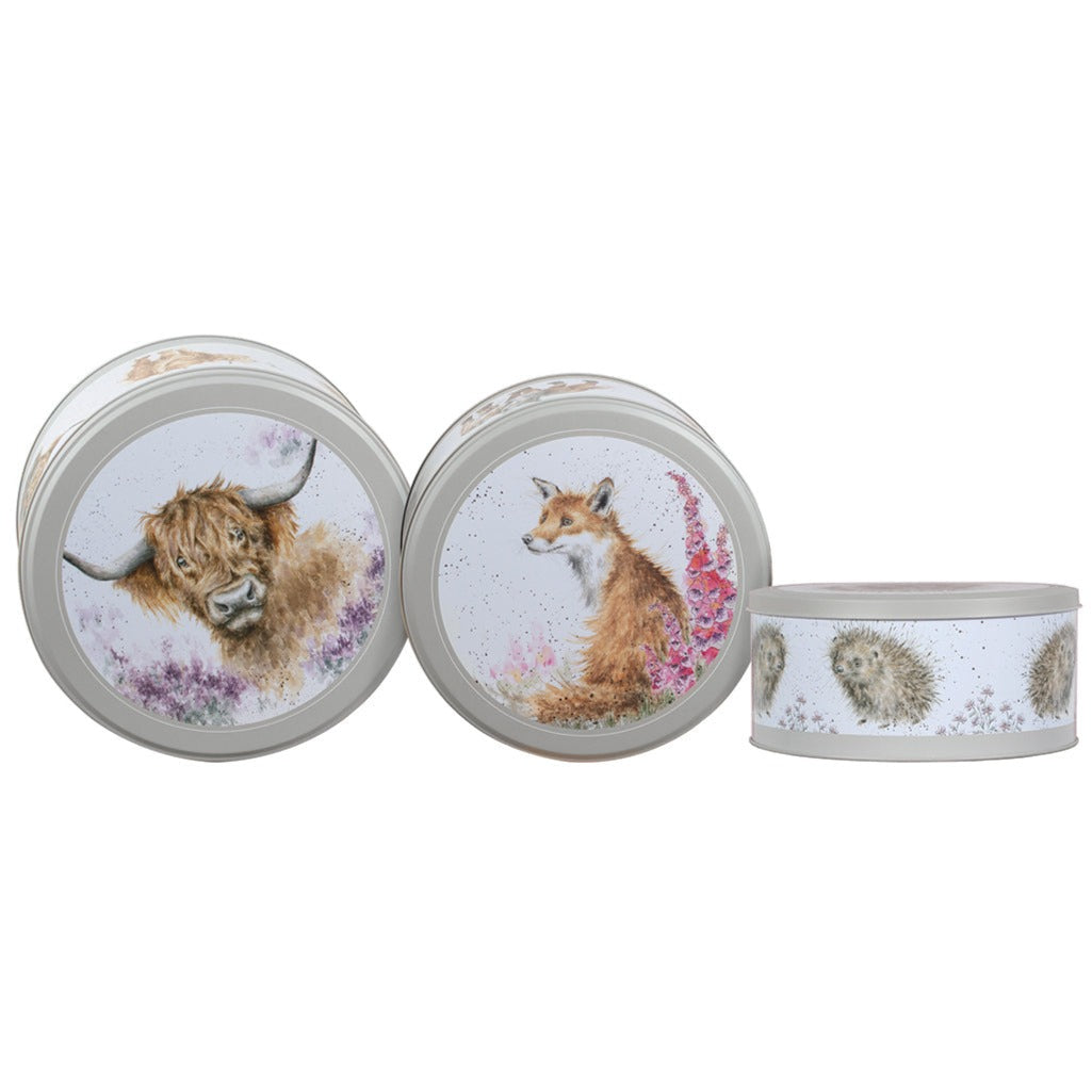Cake Tin Nest - Cow / Fox / Hedgehog-2